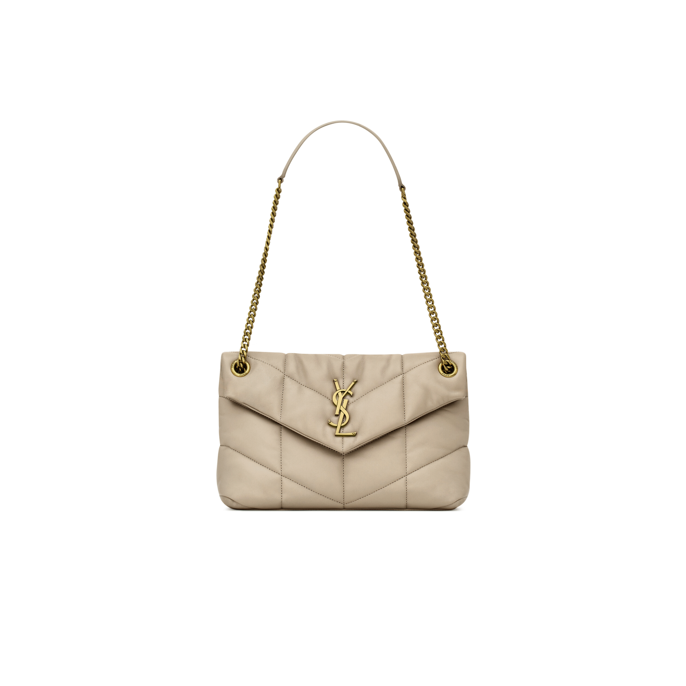 YSL PUFFER SMALL IN LAMBSKIN 577476 (29*17*11cm)